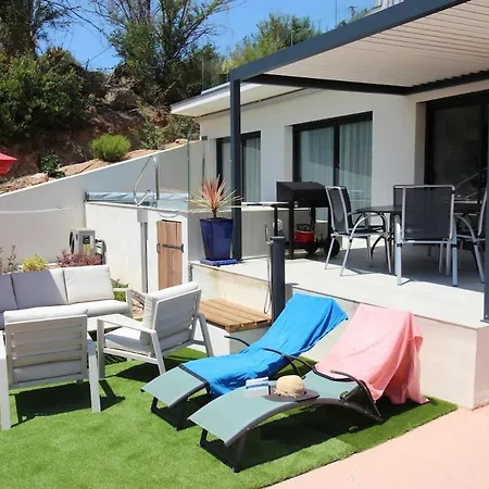 Piscine Privee 100m2 6 Pers Scandola Les Terrasses De Ruppione Villa Pietrosella